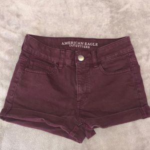 American Eagle High rise Jean Shorts